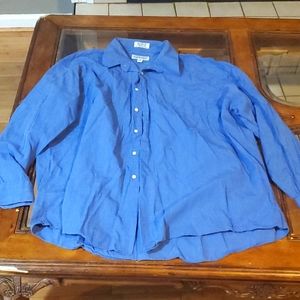 Blue button down 34/35